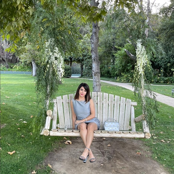 Silver/grey open back dress - Picture 11 of 11